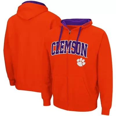 NCAA Clemson Tigers Arch & Logo 2.0 Full-Zip Hoodie