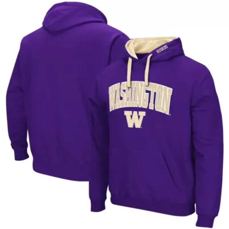 NCAA Washington Huskies Big & Tall Arch Logo 2.0 Pullover Hoodie