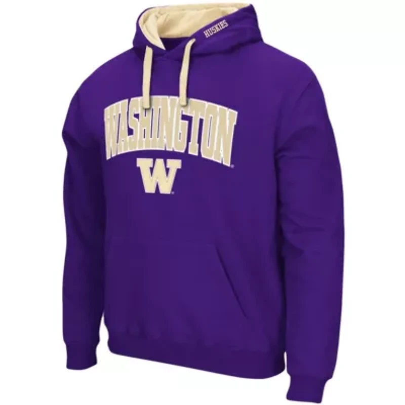 NCAA Washington Huskies Big & Tall Arch Logo 2.0 Pullover Hoodie