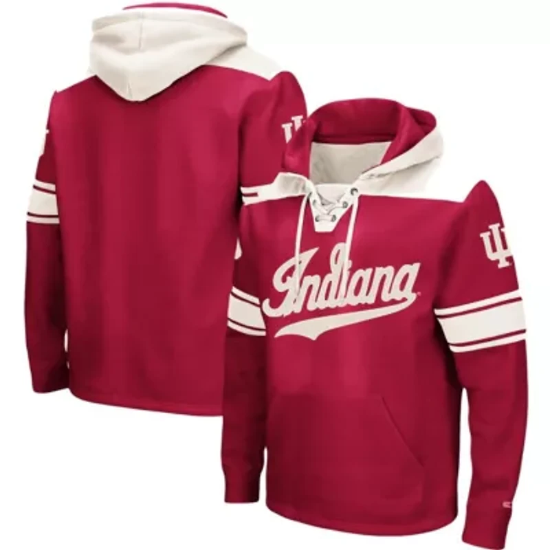 NCAA Indiana Hoosiers 2.0 Lace-Up Pullover Hoodie