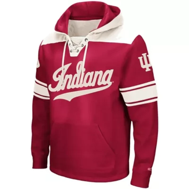 NCAA Indiana Hoosiers 2.0 Lace-Up Pullover Hoodie