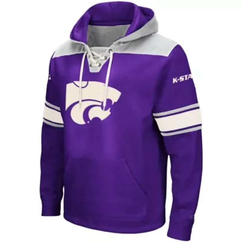 NCAA Kansas State Wildcats 2.0 Lace-Up Pullover Hoodie