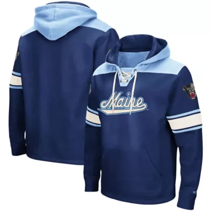 Maine Black Bears NCAA 2.0 Lace-Up Pullover Hoodie