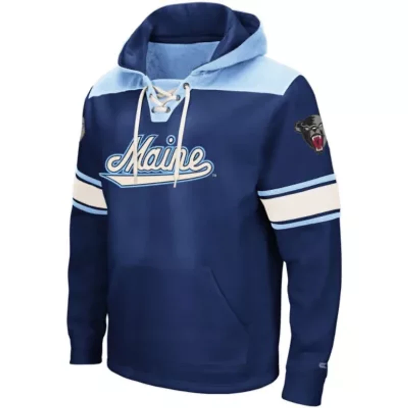 Maine Black Bears NCAA 2.0 Lace-Up Pullover Hoodie