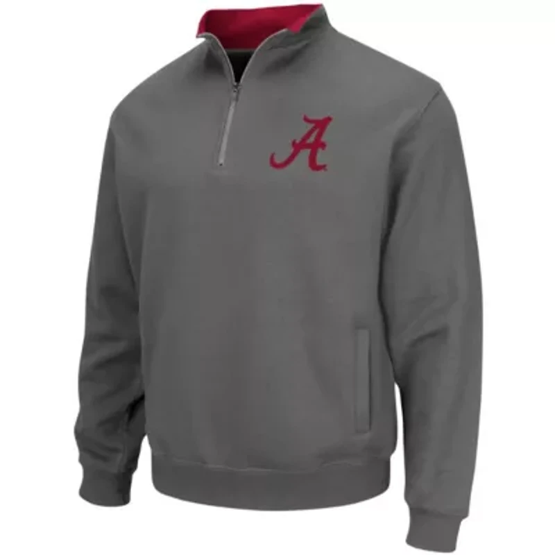 Alabama Crimson Tide NCAA Tortugas Logo Quarter-Zip Pullover Jacket