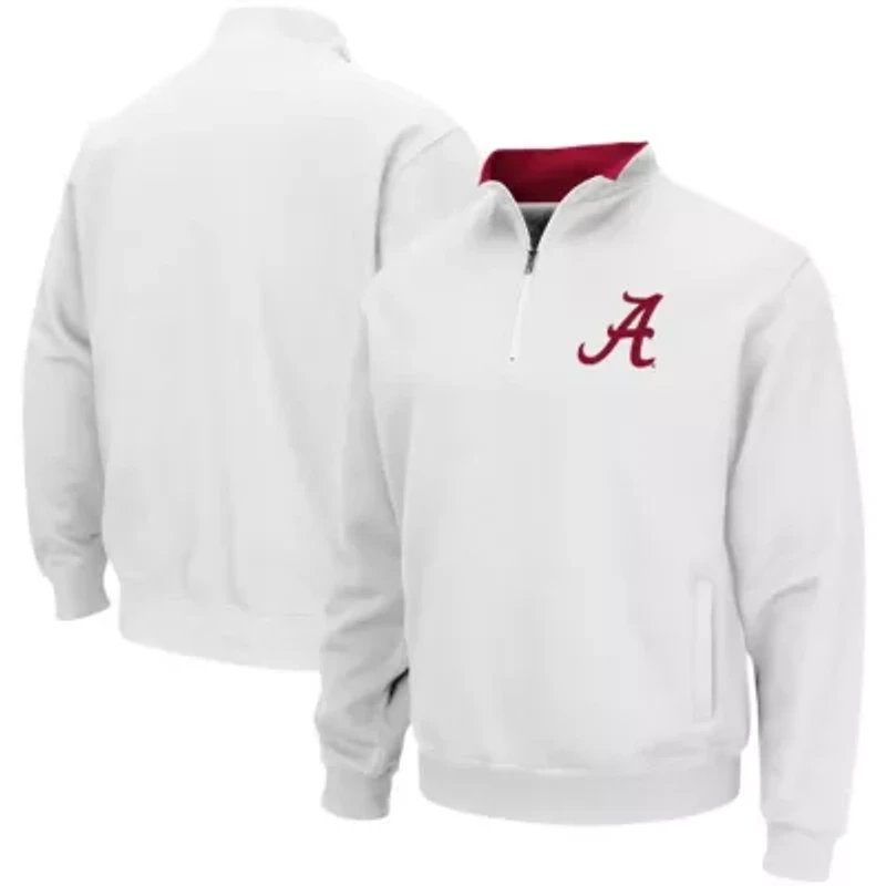 Alabama Crimson Tide NCAA Alabama Tide Tortugas Logo Quarter-Zip Pullover Jacket