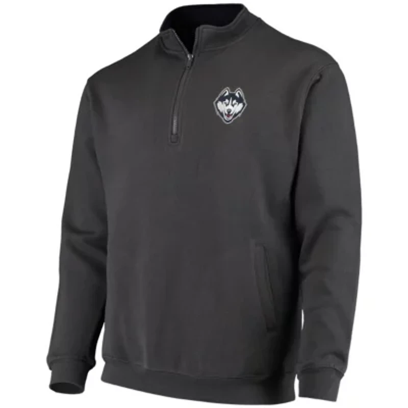 Connecticut Huskies NCAA UConn Tortugas Logo Quarter-Zip Jacket