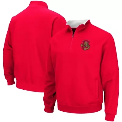 Cornell Big Red NCAA Tortugas Logo Quarter-Zip Jacket