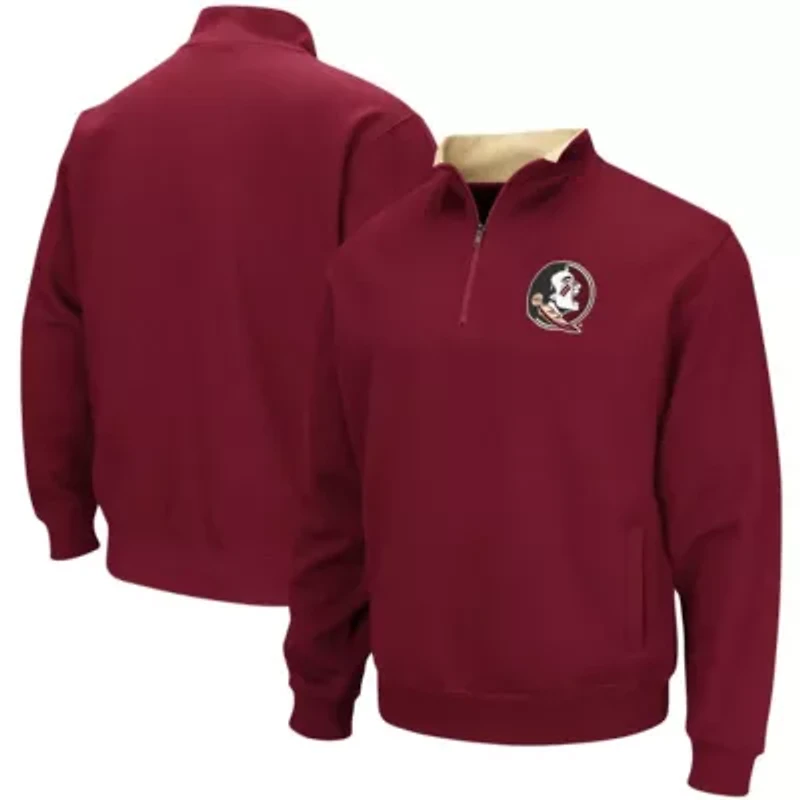 NCAA Florida State Seminoles Tortugas Logo Quarter-Zip Pullover Jacket