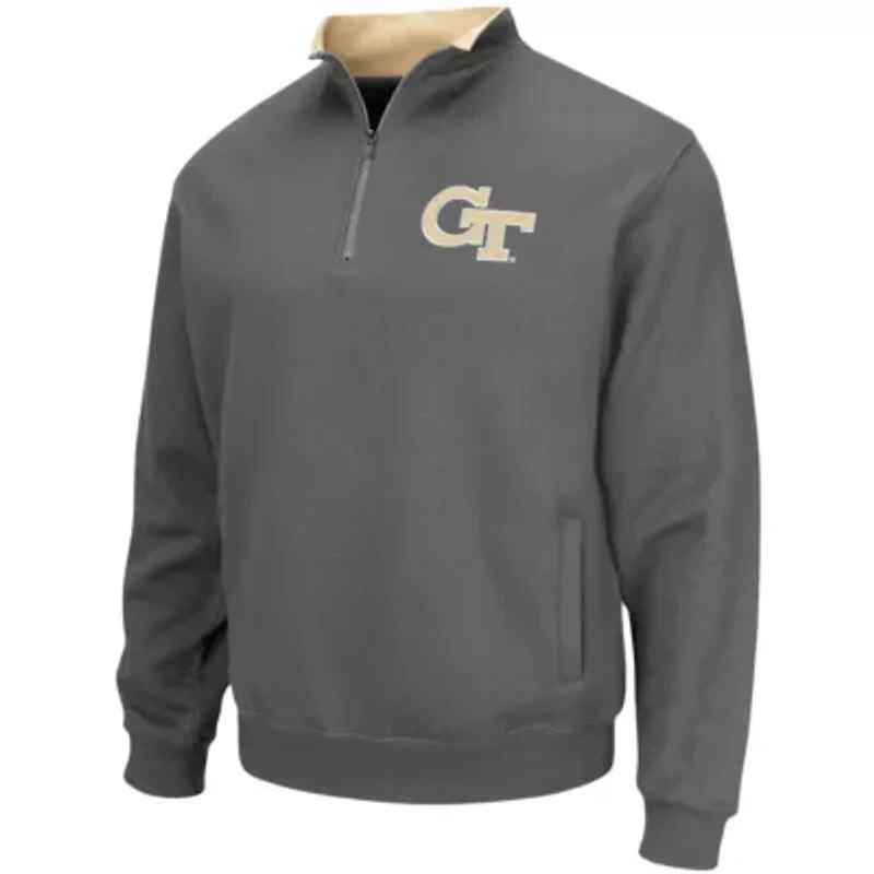 Georgia Tech Yellow Jackets NCAA Tortugas Logo Quarter-Zip Pullover Jacket