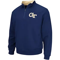 Georgia Tech Yellow Jackets NCAA Tortugas Logo Quarter-Zip Pullover Jacket