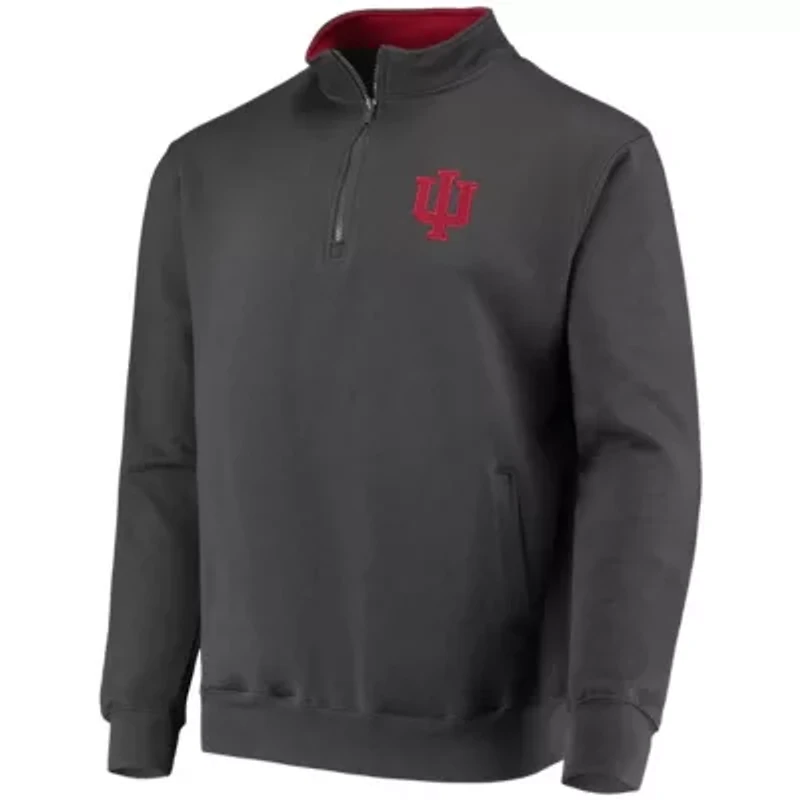 NCAA Indiana Hoosiers Tortugas Logo Quarter-Zip Pullover Jacket