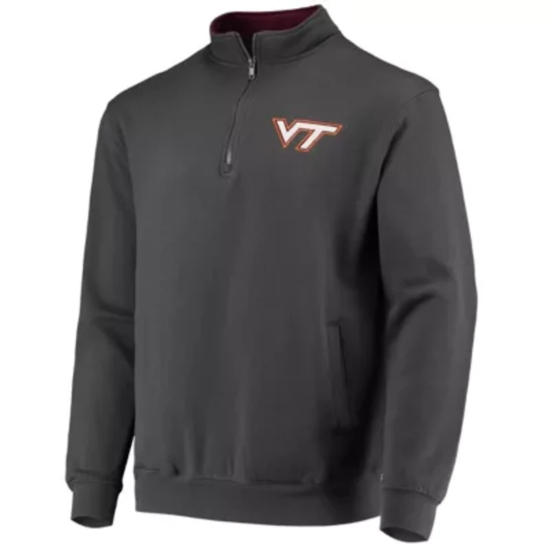 NCAA Virginia Tech Hokies Tortugas Logo Quarter-Zip Jacket