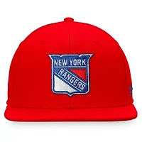 NHL Fanatics New York Rangers Core Primary Logo Fitted Hat