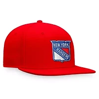 NHL Fanatics New York Rangers Core Primary Logo Fitted Hat