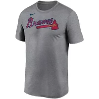 MLB Nike Atlanta Braves Wordmark Legend Performance T-Shirt