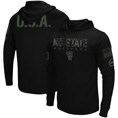 NCAA NC State Wolfpack OHT Military Appreciation Hoodie Long Sleeve T-Shirt
