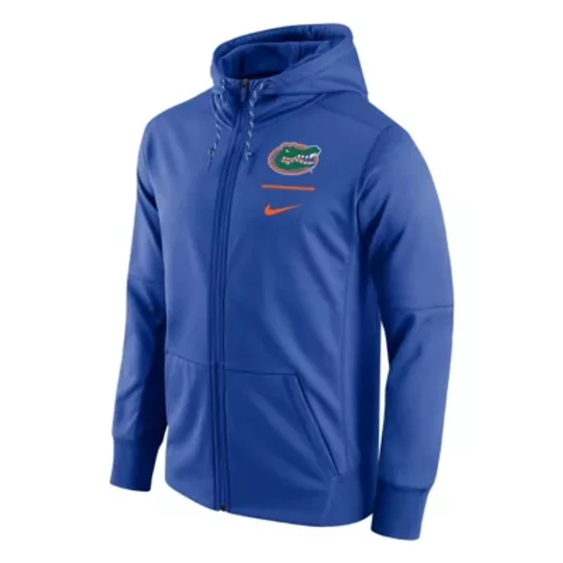 NCAA Nike Florida Gators Logo Stack Performance Full-Zip Hoodie
