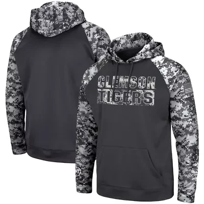 NCAA Clemson Tigers OHT Military Appreciation Digital Pullover Hoodie