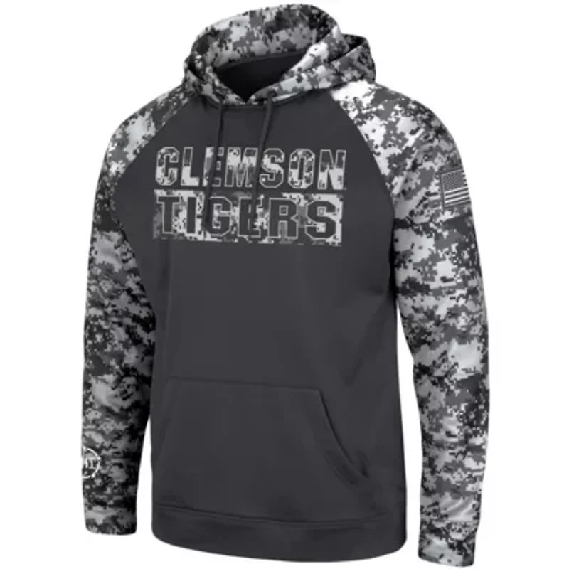 NCAA Clemson Tigers OHT Military Appreciation Digital Pullover Hoodie
