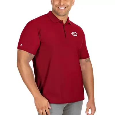 MLB Cincinnati Reds Big & Tall Legacy Pique Polo