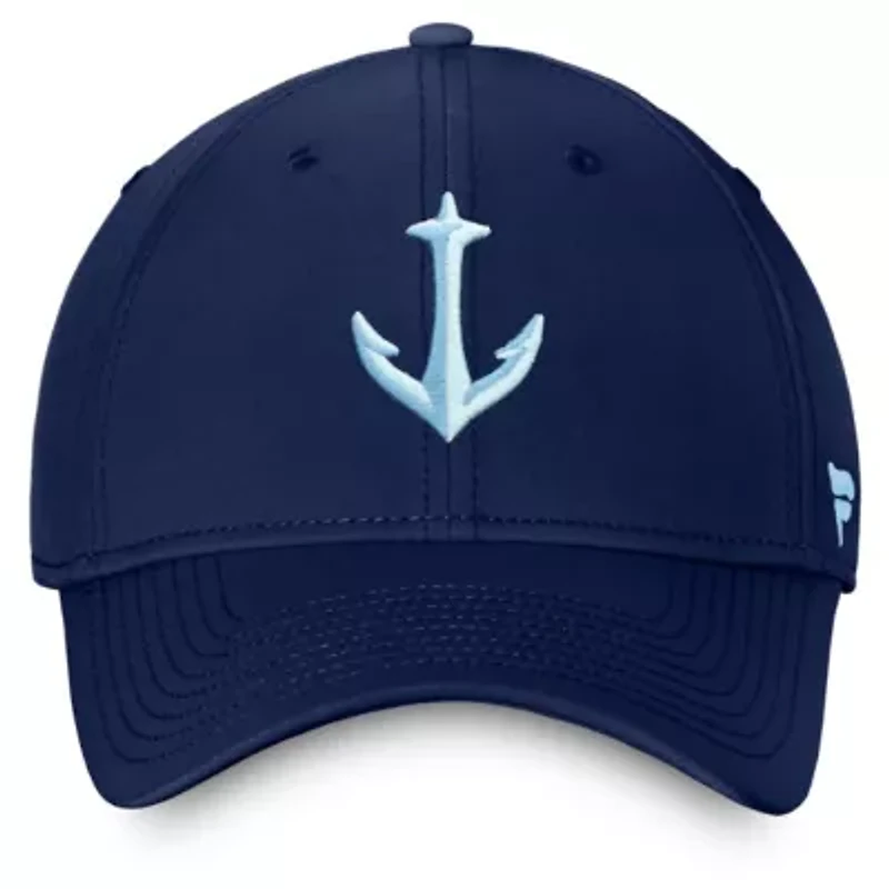 NHL Fanatics Deep Sea Seattle Kraken Secondary Logo Flex Hat