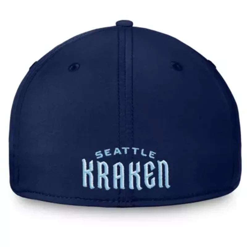 NHL Fanatics Deep Sea Seattle Kraken Secondary Logo Flex Hat