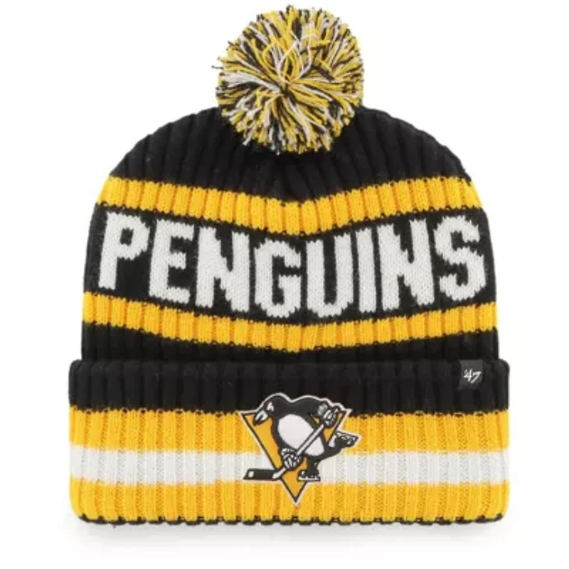 NHL Pittsburgh Penguins Bering Cuffed Knit Hat with Pom
