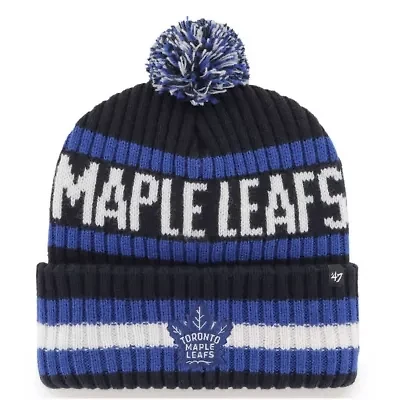 NHL Toronto Maple Leafs Bering Cuffed Knit Hat with Pom
