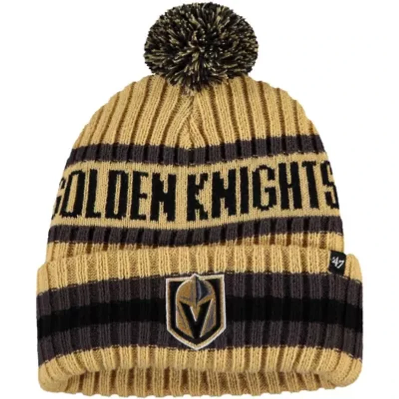 NHL Vegas Golden Knights Bering Cuffed Knit Hat with Pom