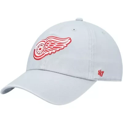 NHL Detroit Wings Team Clean Up Adjustable Hat