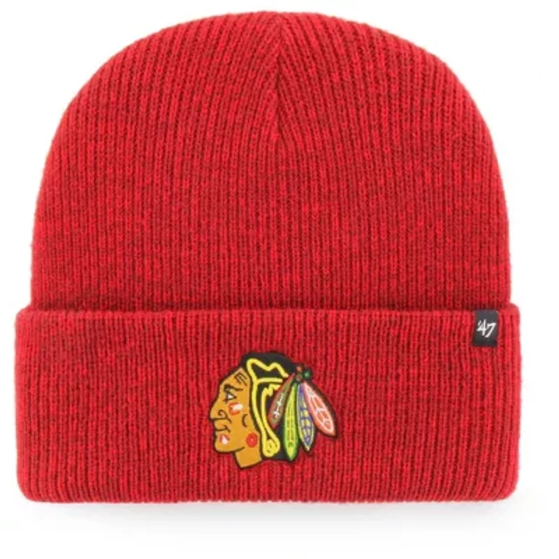 NHL Chicago Blackhawks Brain Freeze Cuffed Knit Hat