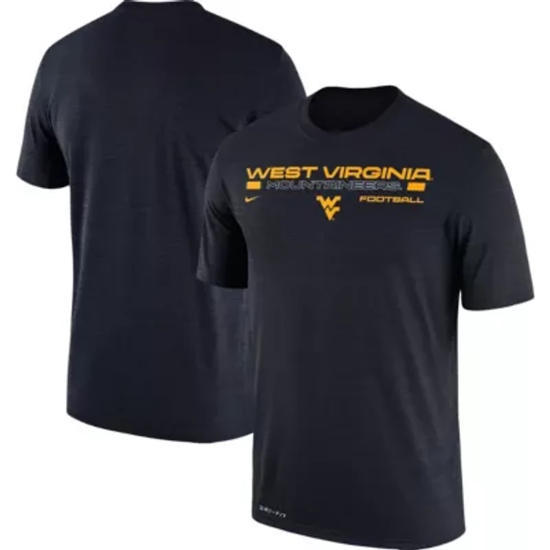 NCAA Nike West Virginia Mountaineers Team Velocity Legend Performance T-Shirt