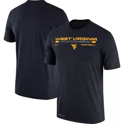 NCAA Nike West Virginia Mountaineers Team Velocity Legend Performance T-Shirt