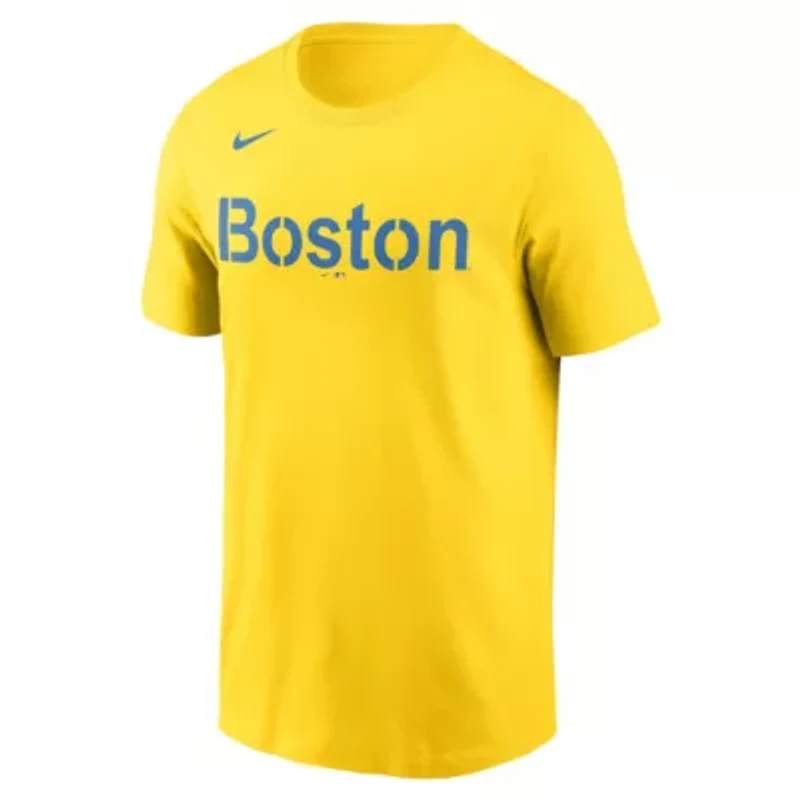 Boston Red Sox MLB Nike Xander Bogaerts City Connect Name & Number T-Shirt