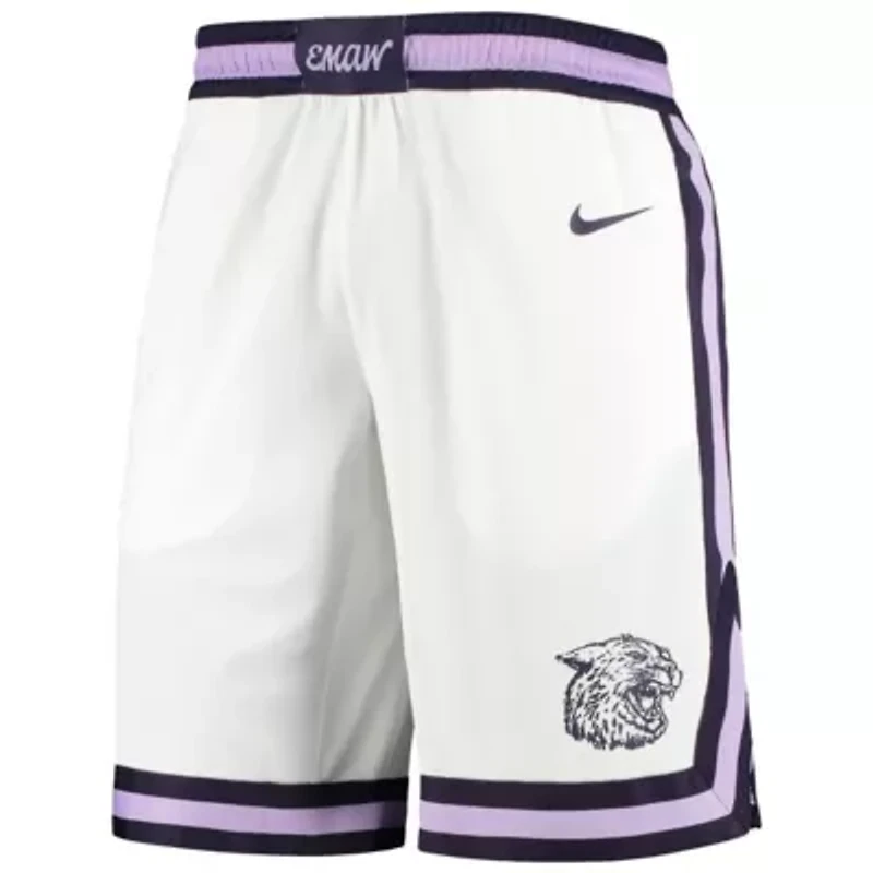 NCAA Nike Kansas State Wildcats Replica Basketball Shorts