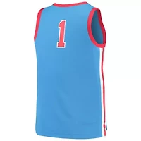 NCAA Nike #1 Light Ole Miss Rebels Replica Basketball Jersey