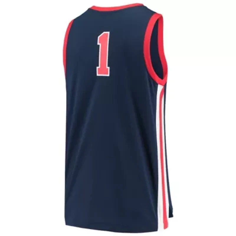 NCAA Nike #1 Ole Miss Rebels Replica Basketball Jersey