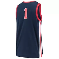 NCAA Nike #1 Ole Miss Rebels Replica Basketball Jersey