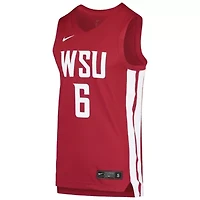 NCAA Nike #6 Washington State Cougars Replica Basketball Jersey