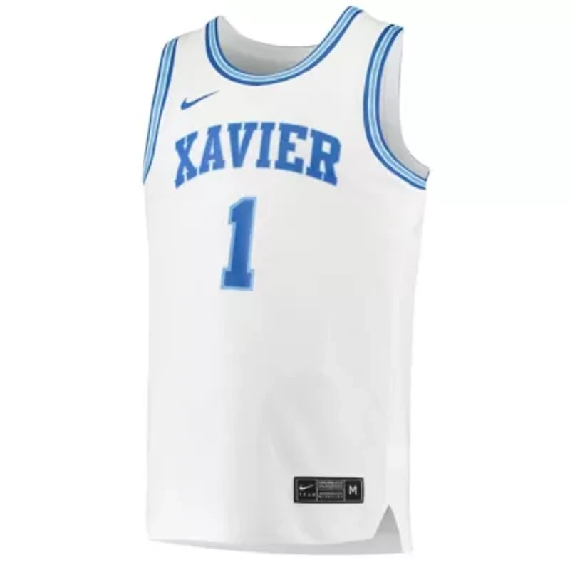 NCAA Nike #1 Xavier Musketeers Replica Basketball Jersey