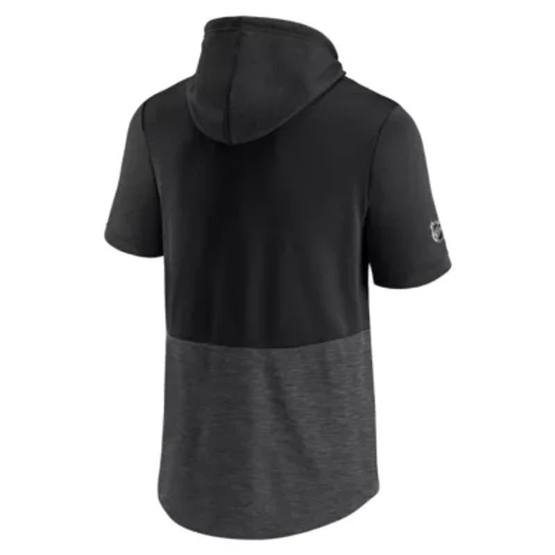 NHL Philadelphia Flyers Authentic Pro Travel and Training Short Sleeve Pullover Hoodie