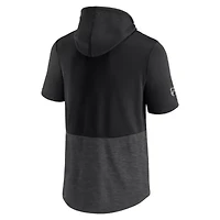 NHL Philadelphia Flyers Authentic Pro Travel and Training Short Sleeve Pullover Hoodie