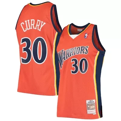 NBA Stephen Curry Golden State Warriors Hardwood Classics Swingman Jersey