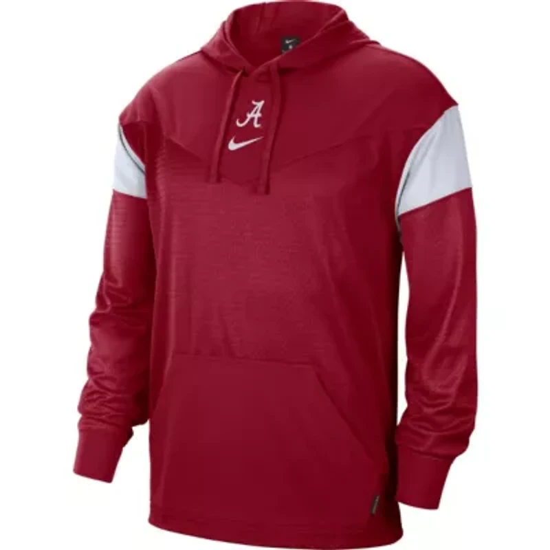 Alabama Crimson Tide NCAA Nike Sideline Jersey Pullover Hoodie