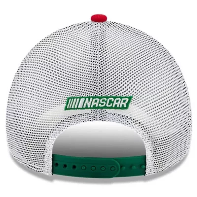 NASCAR Green/White Rusty Wallace Legends 9FORTY A-Frame Adjustable Trucker Hat
