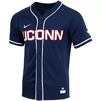 Connecticut Huskies NCAA Nike UConn Replica Full-Button Baseball Jersey