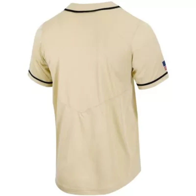 Army Black Knights NCAA Nike Replica Full-Button Baseball Jersey