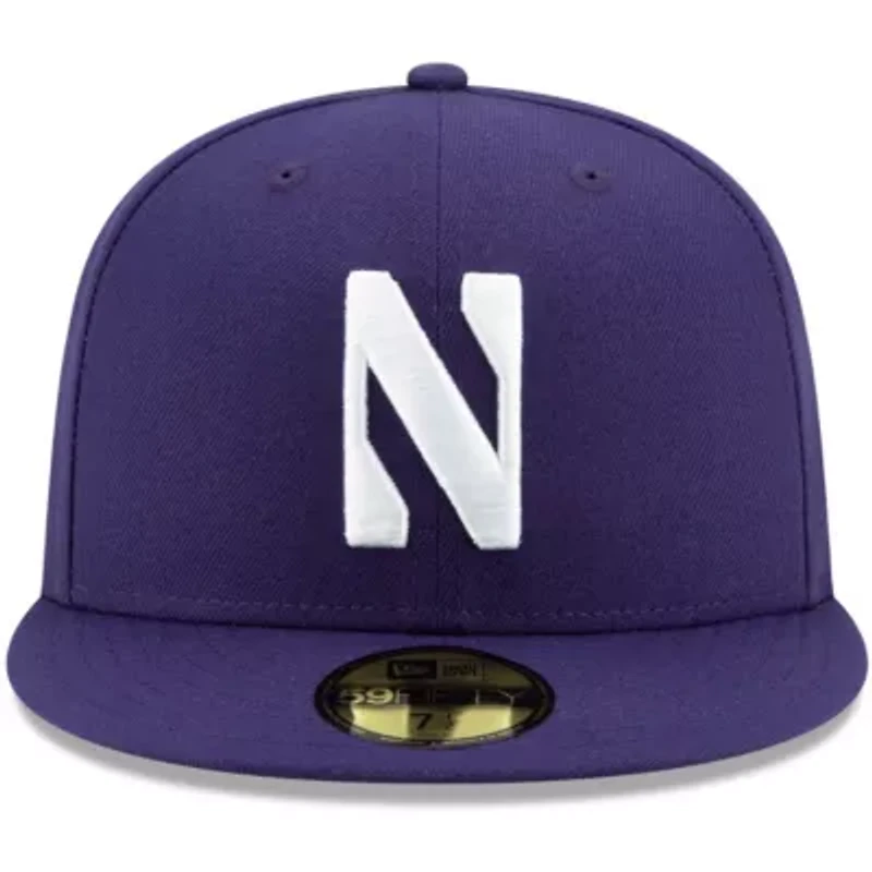 NCAA Northwestern Wildcats Primary Team Logo Basic 59FIFTY Fitted Hat