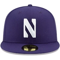 NCAA Northwestern Wildcats Primary Team Logo Basic 59FIFTY Fitted Hat